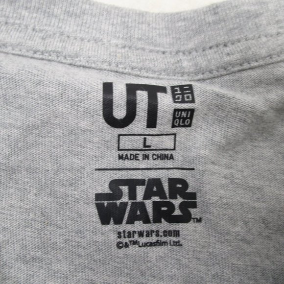 Men's Shirt Uniqlo Star Wars Printed Crew Neck Short Sleeve Graphic Tee L NWT - Picture 4 of 7